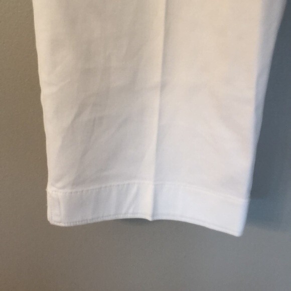 ST JOHN SIZE 6 WHITE STRAIGHT LEG CROPPED CAPRI PANTS - Picture 4 of 10